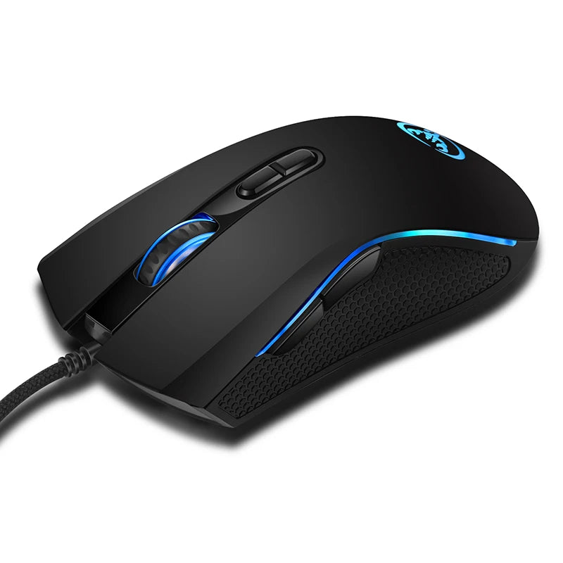 Mouse Gamer com Fio - 7 Botões, 3200 DPI, LED Óptico, USB, Ideal para Jogos no PC