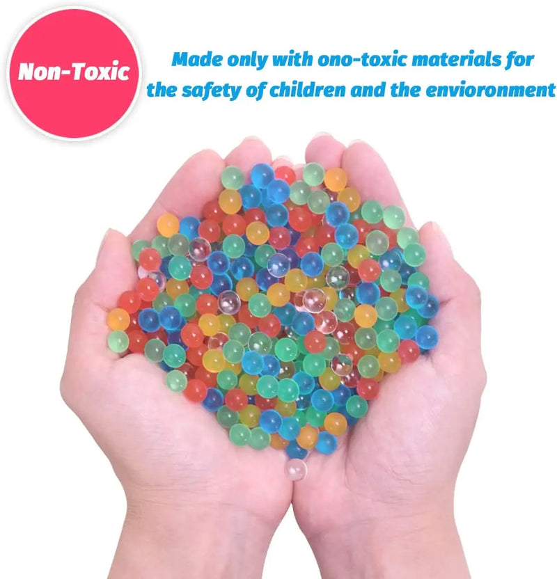 Pearl Shaped Crystal Soil Water Beads Blaster Hydrogel Mud Grow Ball Wedding Kids Toy Growing Water Balls Crystal Decoration