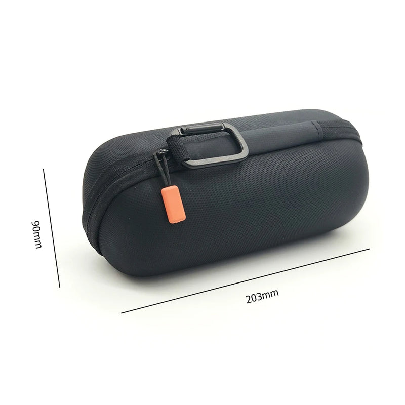 Bolsa Protetora EVA para Caixa de Som JBL Flip 6 - Impermeável e Antichoque, Estojo de Armazenamento Portátil para Viagens
