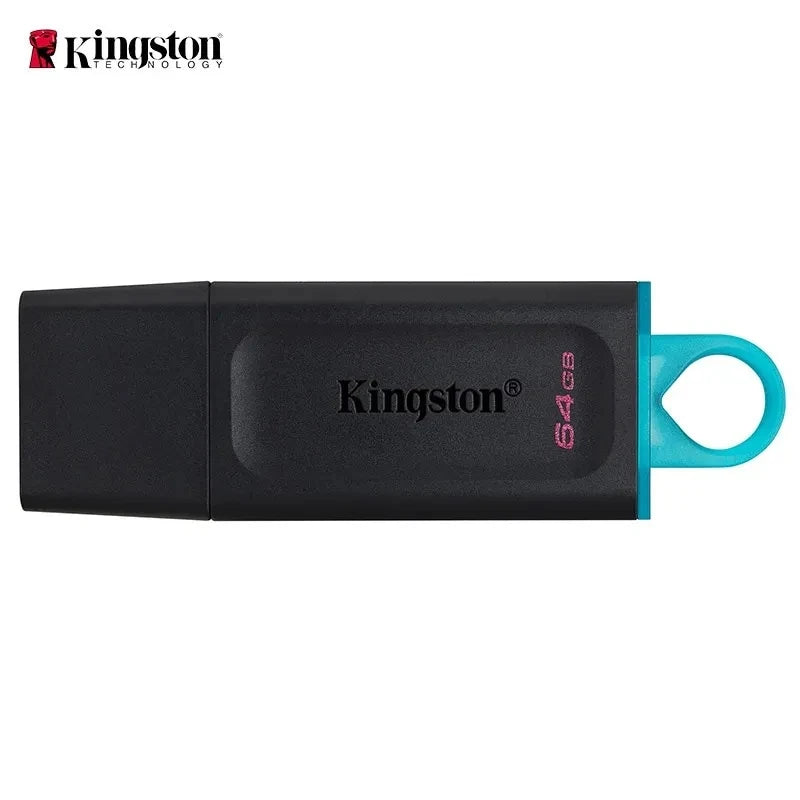 Pen Drive Kingston USB Flash Drive DTX - 64GB, 128GB, 256GB, Alta Velocidade USB 3.2, Mini Pen Drive, Ideal para Armazenamento
